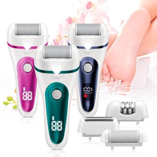 4 in 1 Rechargeable Epilator For Women Facial Hair Remover Shaving Foot File Pedicure Tools Machine Female Face Bikini Body Leg