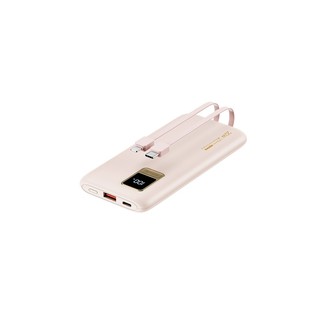 Внешний аккумулятор REMAX cabled power bank RPP 69 10000 mAh розовый