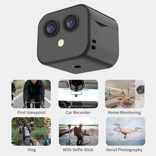 WiFi Mini Camera 4K HD Security Monitoring Camera Night Vision Home Camcorder USB Rechargeable Remote Viewing for Indoor Outdoor