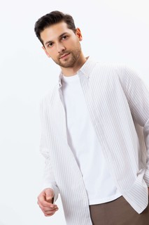 Рубашка длинный рукав Whisper White XL SS25CR2-19-21820 (Мужская одежда, Рубашки для мужчин)