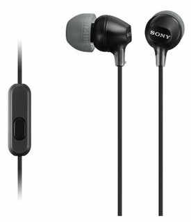 Наушники SONY MDR-EX15AP black