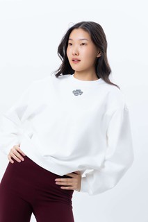 Женский свитшот White XS SS25WES-21433 (Женская одежда, Свитшоты для женщин)