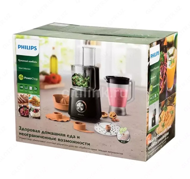 Кухонный комбайн Philips HR7510 Viva Collection 800 Вт — купить по ...