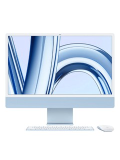 Apple iMac 24 inch with Retina 4.5K display, M4 (10C CPU/10C GPU), 16GB, 256GB SSD, Голубой