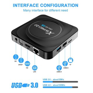 X88 PRO 20 Android 11.0 Smart TV Box RK3566 Четырехъядерный процессор H.265 VP9 8K Декодирование UHD 4K Медиаплеер